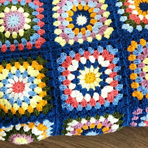Vintage Bohemian bags, Granny square bags - Picture 8 of 11